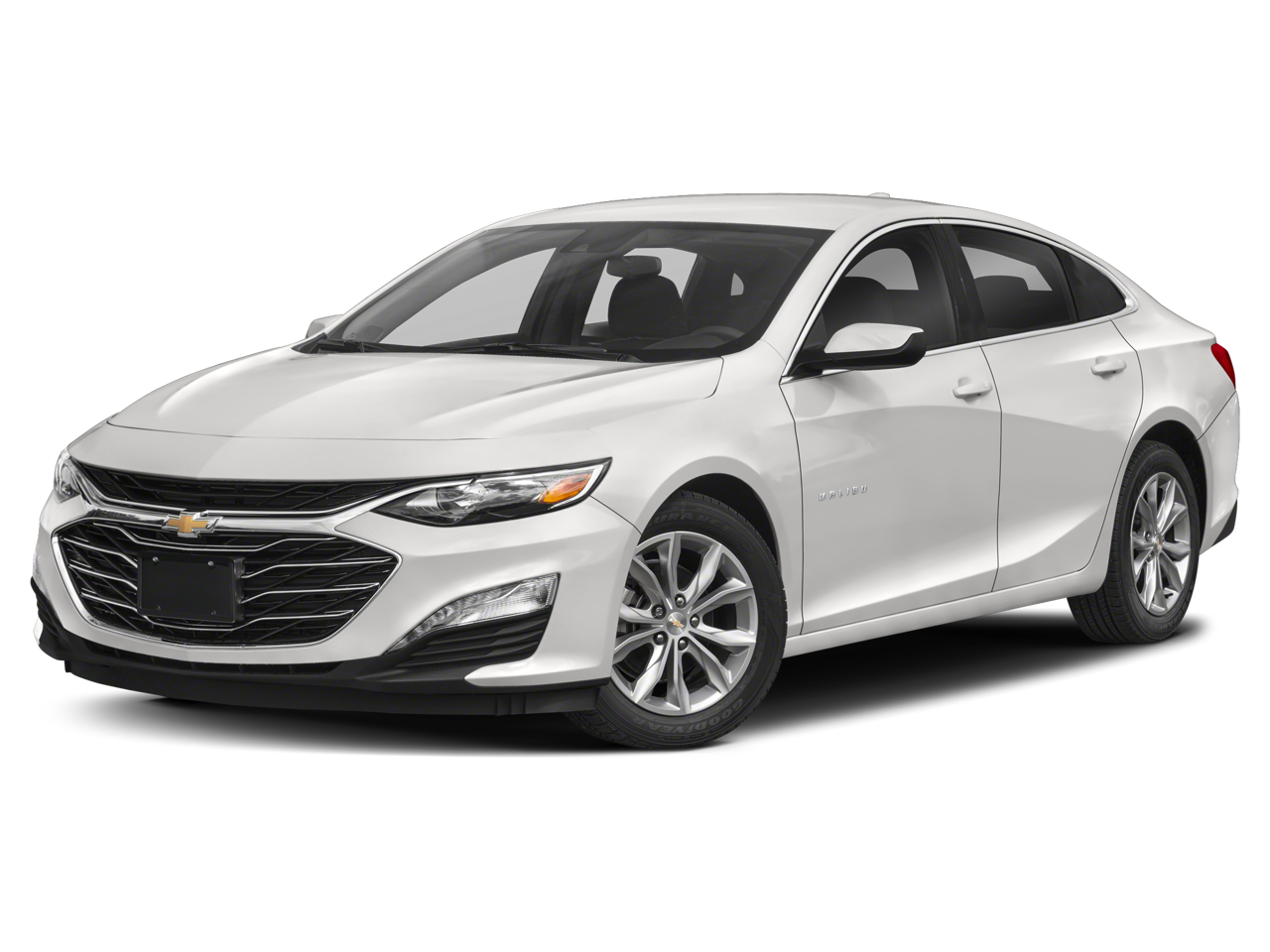 2023 Chevrolet Malibu LT in Dark Ash Metallic — front three-quarter view