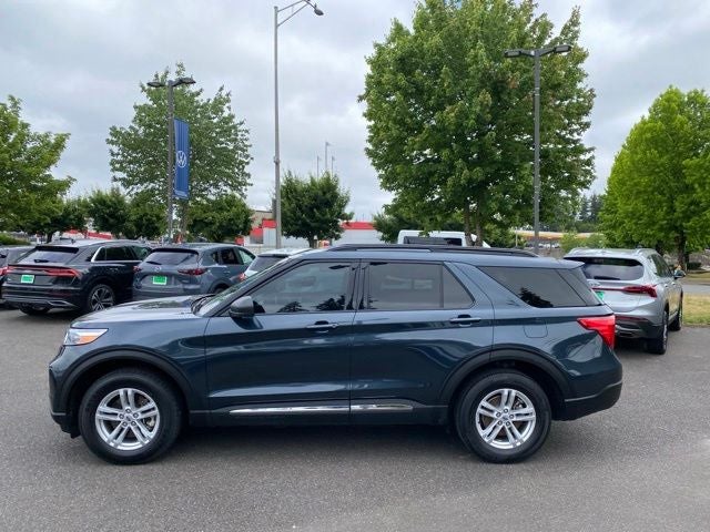 2022 Ford Explorer — rear three-quarter view