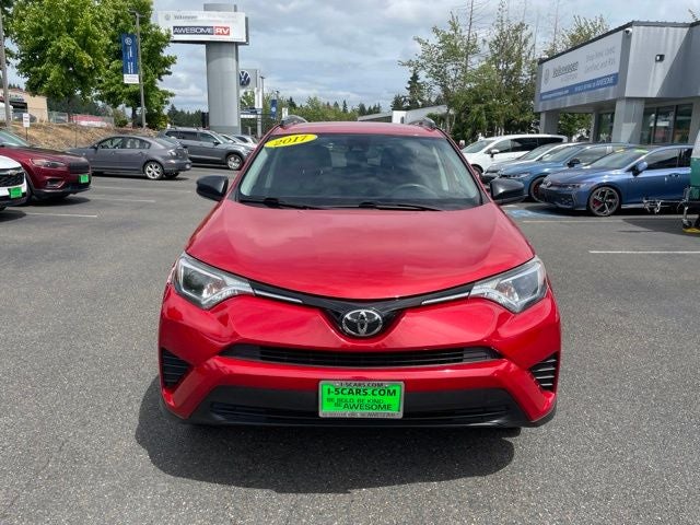 2017 Toyota RAV4 — rear three-quarter view