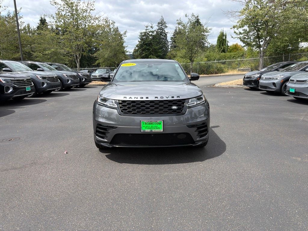 2018 Land Rover Range Rover Velar — rear three-quarter view