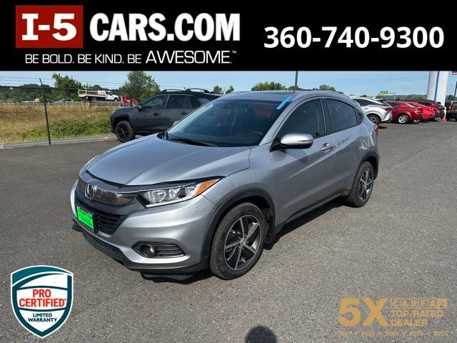 2021 Honda HR-V EX-L in Not Available — front three-quarter view