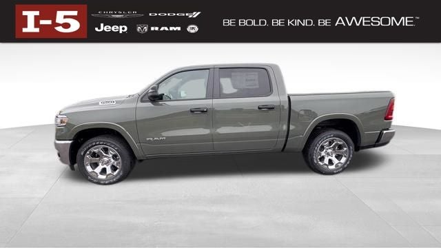 2026 RAM Ram 1500 RAM 1500 BIG HORN CREW CAB 4X4 5'7' BOX in Canyon Lake Exterior Paint — front three-quarter view
