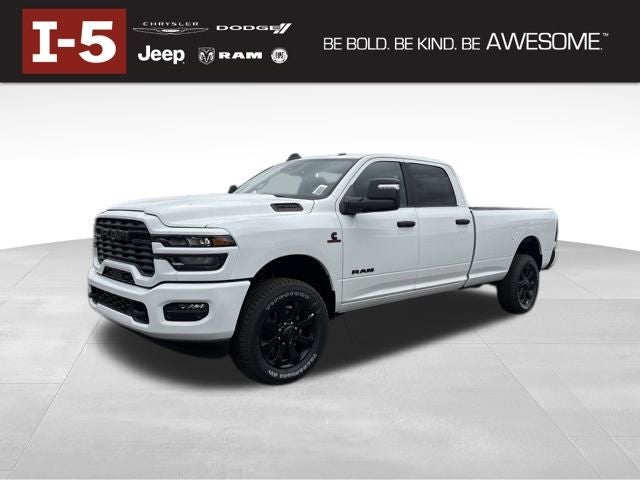 2026 RAM Ram 2500 RAM 2500 BIG HORN CREW CAB 4X4 8' BOX in Bright White Clear-Coat Exterior Paint — front three-quarter view