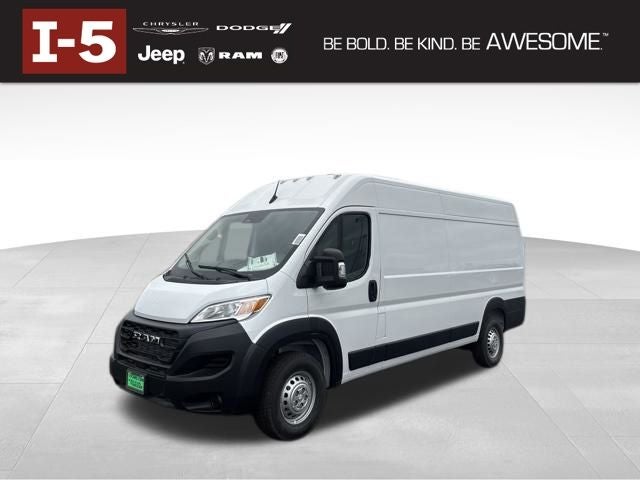 2026 RAM Ram ProMaster RAM PROMASTER 3500 TRADESMAN CARGO VAN HIGH ROOF 159' WB EXT in Bright White Clear-Coat Exterior Paint — front...