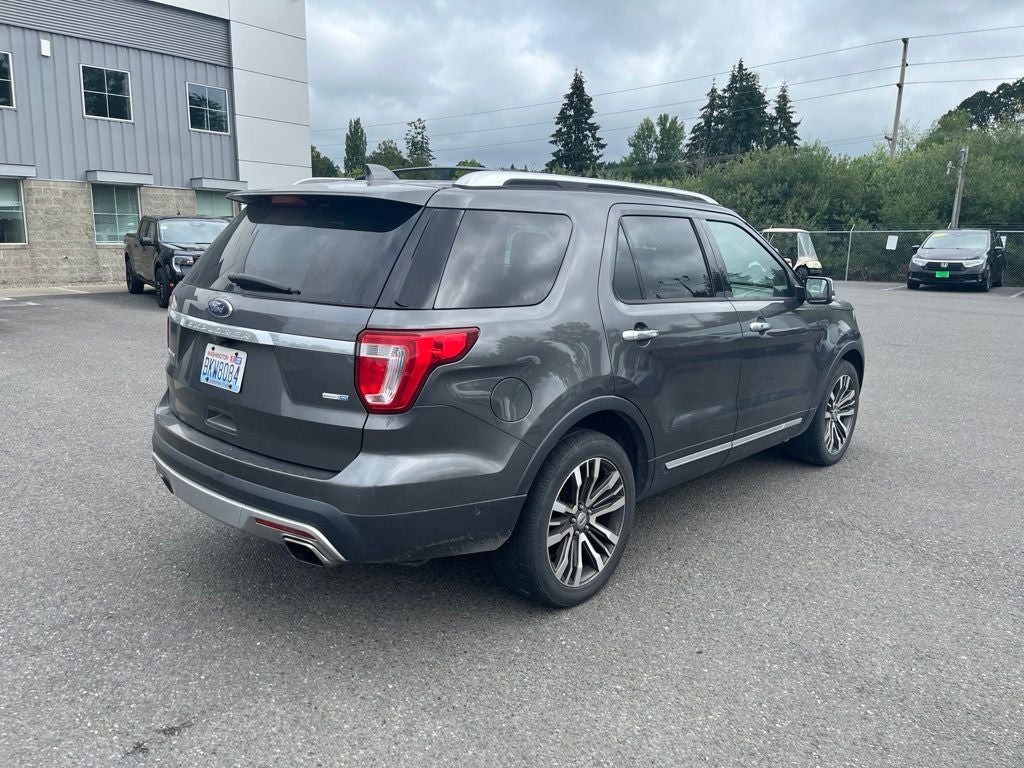 2016 Ford Explorer — rear three-quarter view